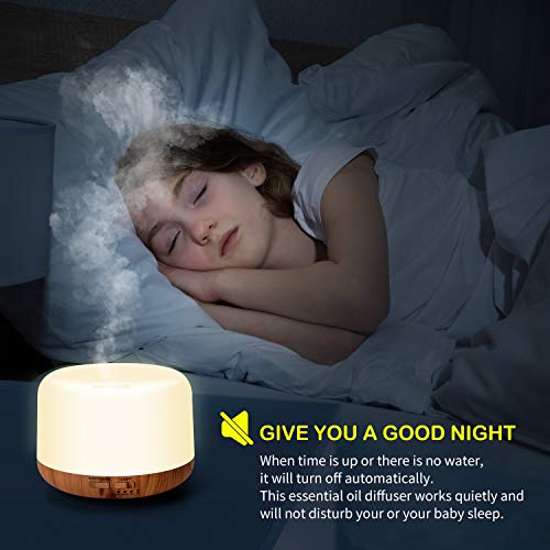 Himetsuya-300ml-Essential-Oil-Diffuser-Wood-Grain-Ultrasonic-Oil-Diffuser-Humidifier-Auto-Off-Quiet-Aroma-Cool-Mist-Diffuser-with-Remote-Control-Timer-7-Colors-Light-for-Baby-Bedroom-Office