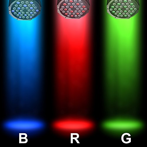 KOOT Stage Up Lighting DJ Wash Light with RGB 36 LEDs Par Light DMX Control and Remote Control for Karaoke Club Disco Bar Wedding Show