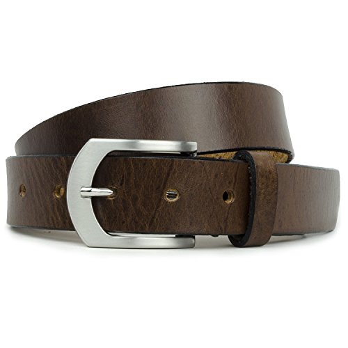 Nickel Free Stone Mountain Brown Belt - Made in USA (40")