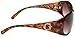 GUESS Women's Acetate Oval Wrap Rectangular Sunglasses, TO-34, 59 mm