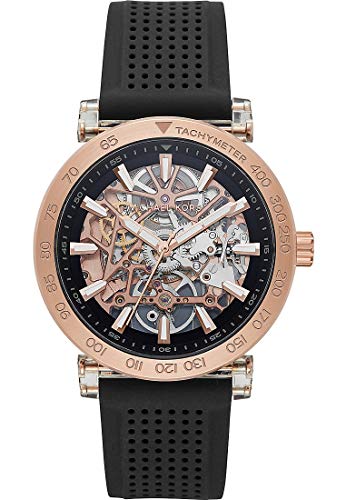 Michael-Kors-Herren-Analog-Automatik-Uhr-mit-Silikon-Armband-MK9041