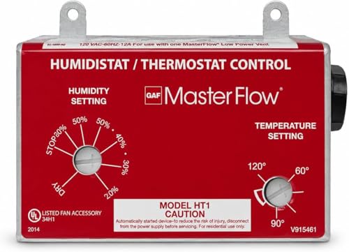 Master Flow HT1 Humidistat Thermostat