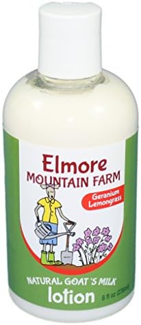 Elmore Mountain Farm Natural Goat's Milk Lotion (8 oz, Geranium Lemongrass)