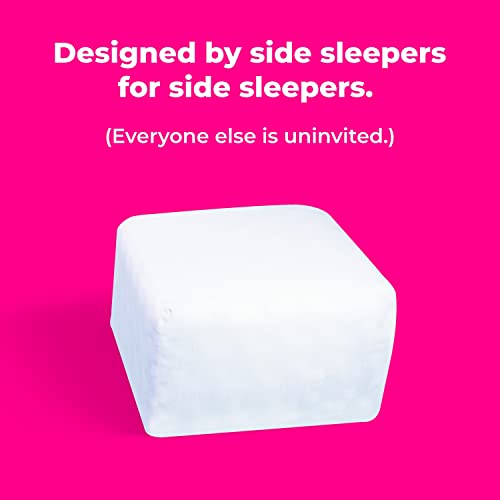 Pillow Cube Sidekick 6 inch Portable, Travel, Bed Pillow for Side