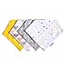 Storeofbaby 4 Pack 100% Cotton Baby Bandana Drool Bib for Boys and Girls Shower Gift Set , Super Absorbent