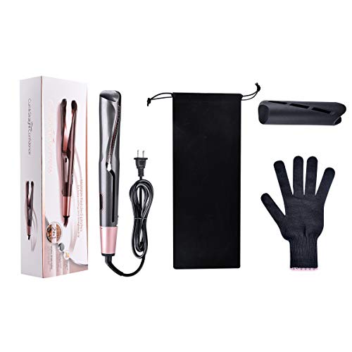Funkprofi Hair Straightener Curling Iron 2 in 1 Tourmaline Ceramic Twisted Flat Iron,13 Adjustable Temperature for All Hair Types with LCD Digital Display & Auto Shut-Off - Thumbnail 6