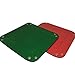 Portable Dice Rolling Tray, 2 Pack (1 Red, 1 Green) Eco Friendly PU Leather, Folds Flat, Fits in Board Game Box for Roleplaying RPG. by Campfire Pros