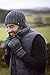 Heat Holders - Men's Thermal Fleece Ribbed Knitted Winter Hat 3.4 Tog - One Size (Black)