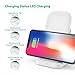 Wireless Charging Stand RAVPower 2 Coils 7.5W Qi-Certified Compatible iPhone X XR XS X 8 & 8 Plus with HyperAir, 10W Qi for Galaxy S9, S9+, Note 8 All Qi-Enabled Devices (White)