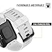 ANCOOL Compatible with Forerunner 35 Bands Soft Silicone Watch Band Sport Strap Replacement for Forerunner 35 Smartwatch (White)