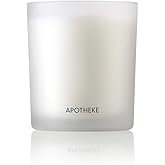 Apotheke Signature Scented Candles for Home, Sea Salt Grapefruit - 10.5 oz - Soy Wax, Non Toxic, Large Jar White - Luxury Candle Gifts for Women & Men - Pepper, Dew Drops, and Tarragon