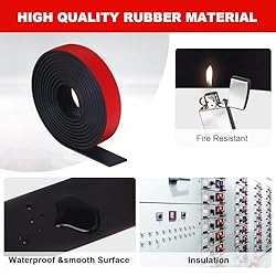 Rubber Tape with Adhesive Backing - 1" Wide x