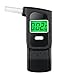 Breathalyzer Anntoo Professional Grade Portable Digital Alcohol Tester with 5 Mouthpieces for Personal Use - Black