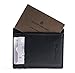 Tocco Toscano Men’s Black Two-Sided Leather Card Holder Wallet, RFID Blocking