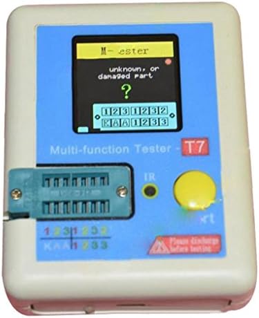 Transistor Tester Diode Triode Capacitance Inductor Meter LCR ESR NPN PNP IR Multifunction Tester LCR-T7