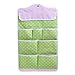 Household Foldable Essentials Hanging Organizer Storage Toiletry Travel Bag for Men and Women - Store Travel Accessories, Jewelry, and Cosmetics - Green color