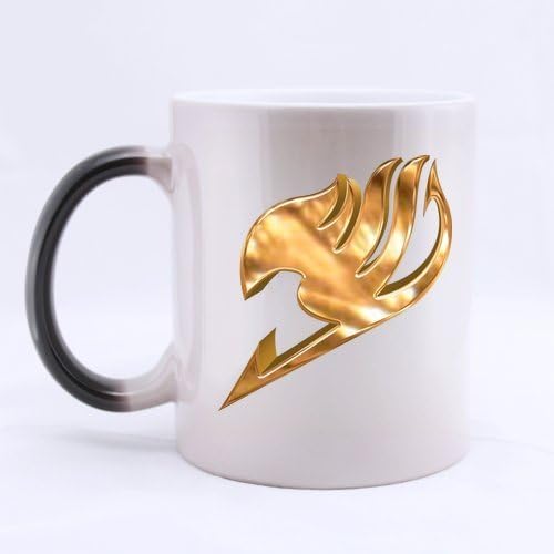 Japanese Cartoon Fairy Tail Logo Customized Design Morphing Mug Coffee Mug Creative Milk Mug Personalized Tea Cup 11OZ by BOLALA Morphing mug