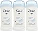 Dove Invisible Solid Deodorant, Original Clean - 2.6 oz - 3 pk