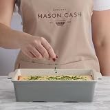 Mason Cash Innovative Kitchen Lasagne Dish 31.5cm Grey Cream Stoneware view 2