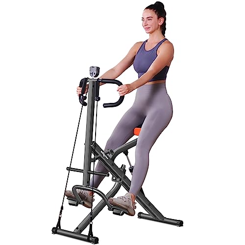 BODY RHYTHM Squat Machine for Home Gym, Squat Assist Trainer, Rowing  Machine for Full Body Workout, 330 LBS Lo
