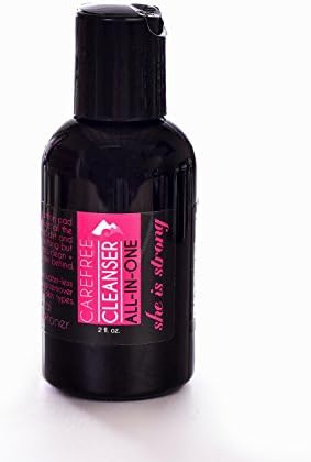 Cammi and Company Carefree Cleanser: Toner + Cleanser All-In-One - Natural Skin Toner and Natural Skin Cleanser all in one! -No Water Needed Cleanser