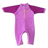 Nozone Fiji Sun Protective Baby Swimsuit in Bahama/Fuchsia, 18-24 months