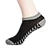 Womens Low Cut Thin Cotton Socks No Show 6 Pairs Casual Sock Black