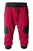 SoEnvy Men's Casual Harem Training Jogger Sport Short Baggy Pants (Medium,Wine Red)