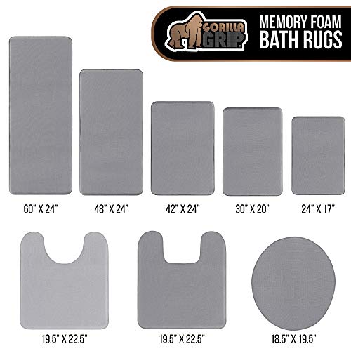 Gorilla Grip Original Thick Memory Foam Bath Room Toilet Lid Seat Cover