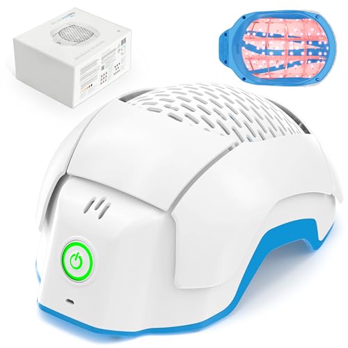 Theradome PRO Laser Hair Growth Helmet LH80 – 100% Laser, No Ineffective LEDs – FDA-Cleared Red Light Therapy for Hair Regrowth 2x Week – Made in the USA