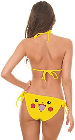 Sainfee Straps Sexy Bikini Swimwear Two-Pieces 3D Printing Swimsuits