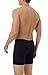 Underworks Cotton Spandex Ultra Light Compression Long Boxers Medium Black