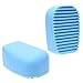 BCP 2 PCS Silicone Mini Handheld Laundry Board Washboard (Blue)
