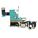 Replacement Charger Charging Port USB Connector Dock Microphone Headphone Audio Jack Ribbon Flex Cable + Repair Tools for iPhone 6 4.7 (Gray)