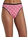 Fruit of the Loom Women's 3-Pack Cotton Stretch Hi-Cut Panties Brief Panties,Assorted,7