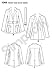 SIMPLICITY 1066 Misses' Lined Jacket Mimi G Collection Sewing Template, Size H5 (6-8-10-12-14)