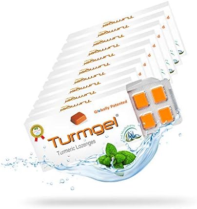 Turmgel Mentholyptus Pack of 100 Lozenges | Turmeric Lozenges | Higher Absorption than Turmeric Capsules | Tackles Viral Cough, Cold & Sore Throat | Enhances Immunity | Ayush Certified