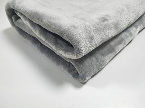 GEMGO Electric Car Heating Blanket, 12V Lattice Fleece Car Constant Temperature Car Electric Warm Blanket for SUV Vehicle Truck Boats RV, Winter Cold Weather Travel Camping (Grey)