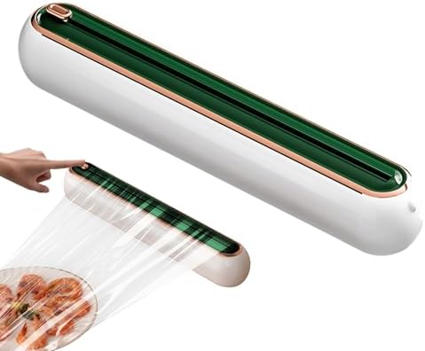 Teapwant Cling Film Wrap Dispenser With Cutter 2 In 1 Cling Wrap Cutter Cling Film Dispenser And