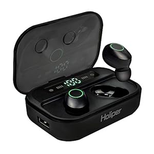 Holiper Draadloze Oortjes Wireless Earbuds, Oordopjes Draadloos met Microfoon, Koptelefoon Bluetooth Headphones Wireless…