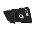 Xbows iPhone 7 Plus Case, [Rugged Wave] Slim Durable Protective Shockproof Case Built-in Kickstand for Apple iPhone 7 Plus (Black)