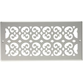 Decor Grates S614R-WH Floor Register, 6-Inch by 14-Inch, White