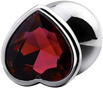 Party Amazing Gifts 3Pcs Ânāl Beads Crystal Jewelry Heart Bǔtt-Plüg Stimulator Funny Toys Stainless Steel Ânāl-Plǔg