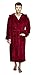 Arus Men's Hooded Fleece Bathrobe Turkish Soft Plush Robe