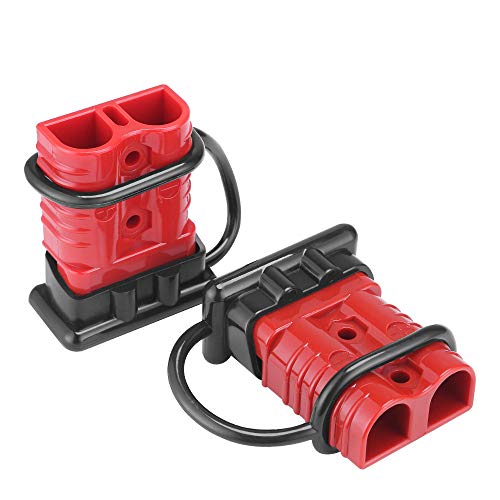 MUYI 175A 2-4 AWG Battery Cable Quick Connect/Disconnect Towing Winch Quick Connect Systems Wire Harness Plug Connector for Recovery Winch Auto Car Trailer Driver Electrical Devices, 12-36V DC(2Pcs)