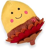 Petface Buddies Ally The Acorn Plush Dog Toy with Squeaker view 2