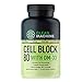 Clean Machine Cell Block 80 Supplement, Natural Testosterone Booster, Estrogen Blocker, DHT Blocker, Cortisol Blocker, Non-GMNO - 56 Vegan Capsules