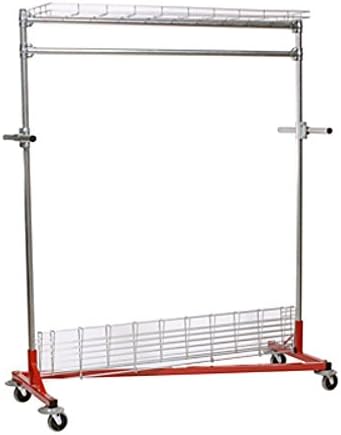 Heavy Duty 500 lb. Capacity Heritage Garment Steel Rolling Rack