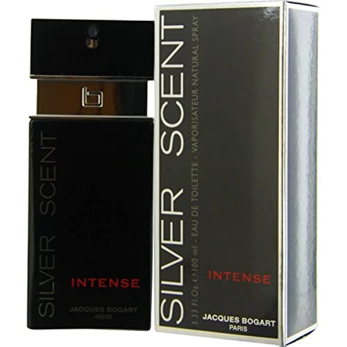 Jacques Bogart Silver Scent Intense Men Eau De Toilette Spray, 3.33 Ounce (Pack of 7) at Amazon