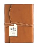 Cavallini & Co. Roma Lussa Leather Journal Tan